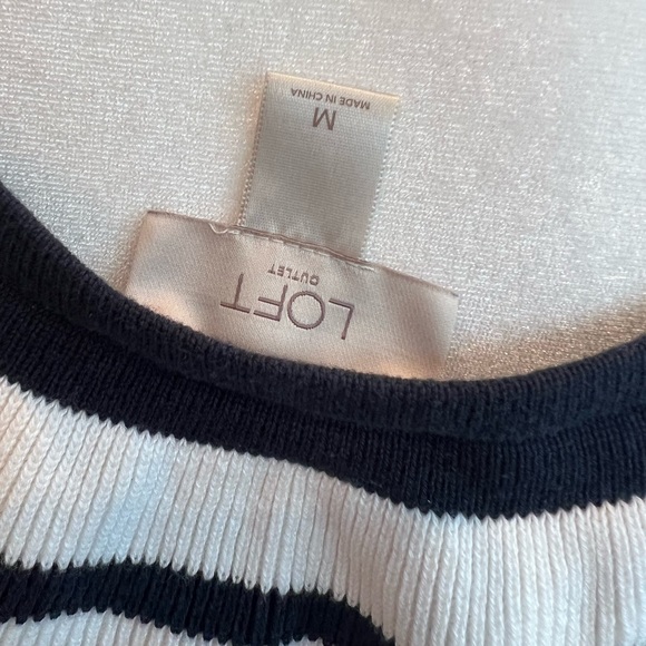 LOFT Ruffled Neck Sweater Tank - Picture 5 of 5